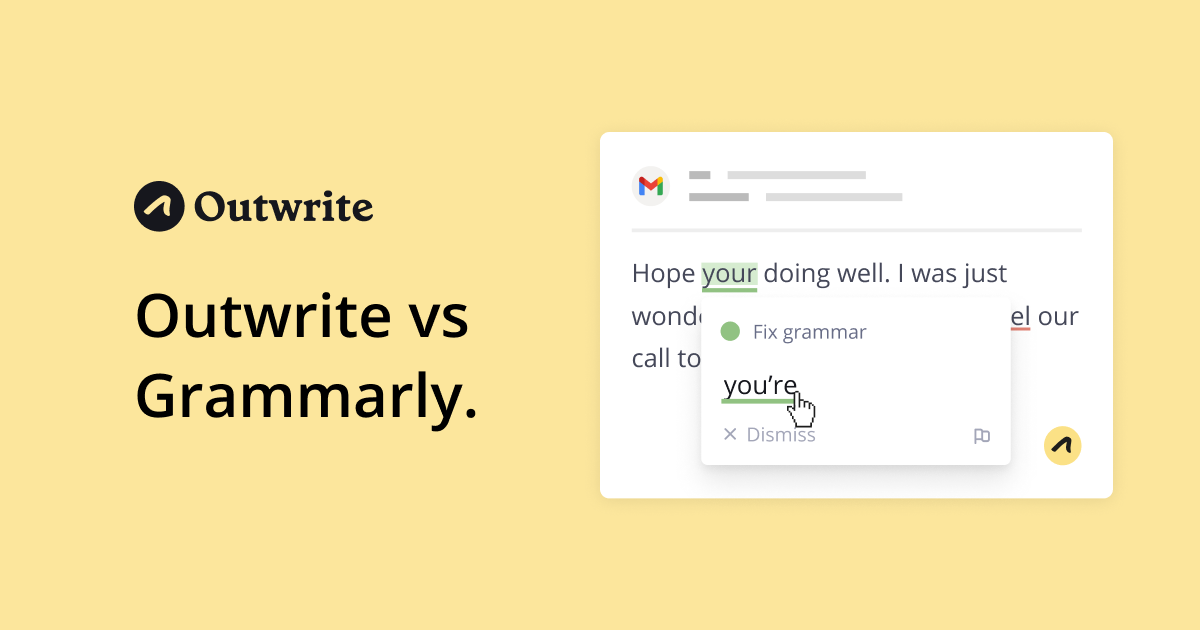 Outwrite vs Grammarly